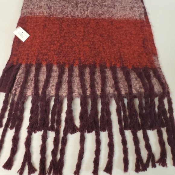 NWT STEVE MADDEN COLOR BLOCK WOVEN SCARF - Picture 2 of 4